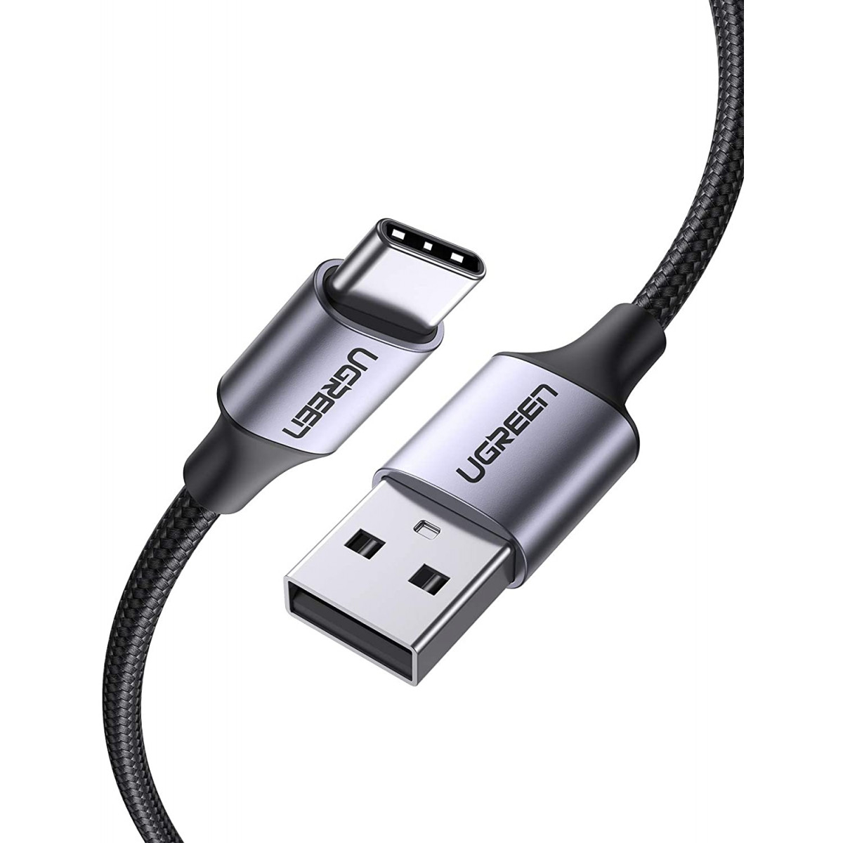 UGREEN USB A 2.0 to USB 3.0 Type C cable 3m (black)-0