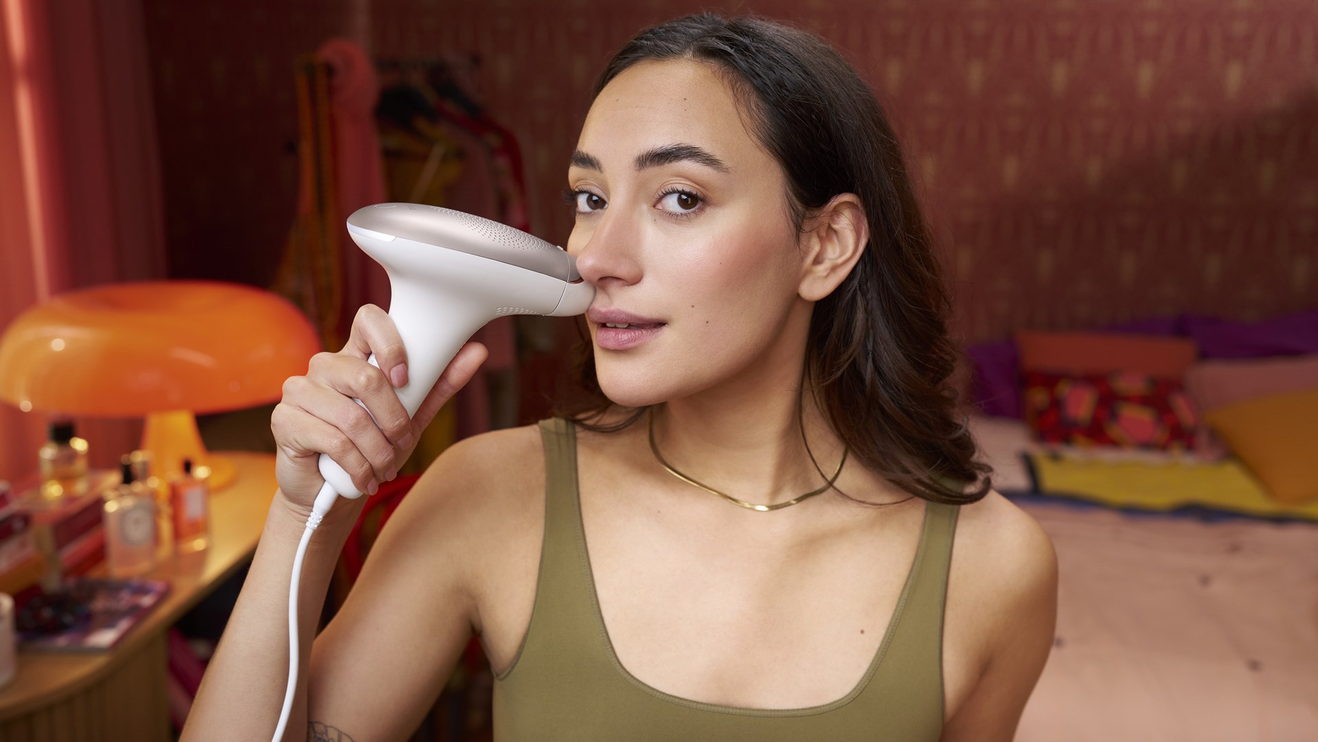 IPL uređaj PHILIPS Lumea Advanced BRI921/00 (Intense Pulsed Light, 250.000 bljeskova, nastavci za tijelo i lice, žičani, bijelo-rozi)-4