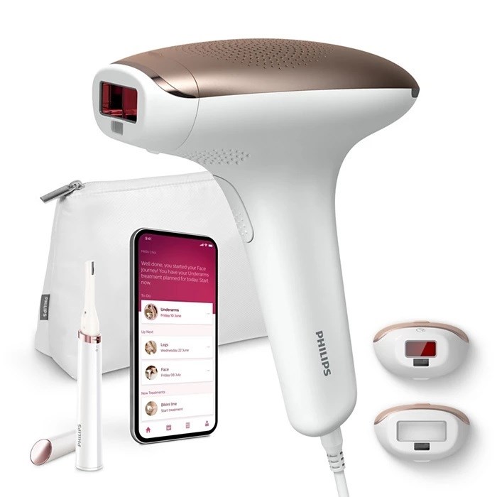 IPL uređaj PHILIPS Lumea Advanced BRI921/00 (Intense Pulsed Light, 250.000 bljeskova, nastavci za tijelo i lice, žičani, bijelo-rozi)-0