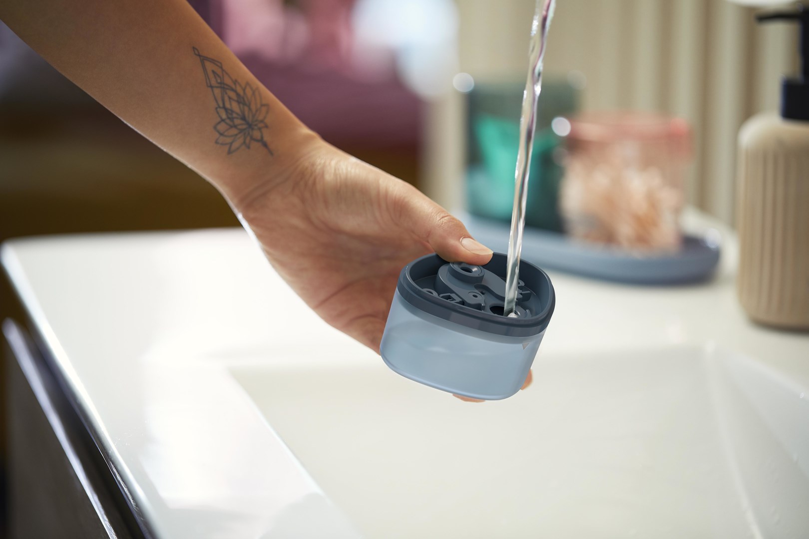 Prijenosni parni čistač PHILIPS STH3000/20 (0.1 L, 1000 W, Plava)-2