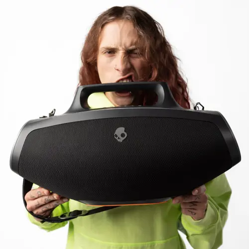 Prijenosni zvučnik SKULLCANDY Barrel Boombox crni (Bluetooth, baterija 12h)-1