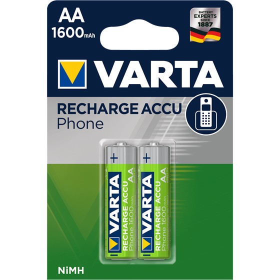 Punjive baterije VARTA Phone Accu 1600 mAh AA 2 kom