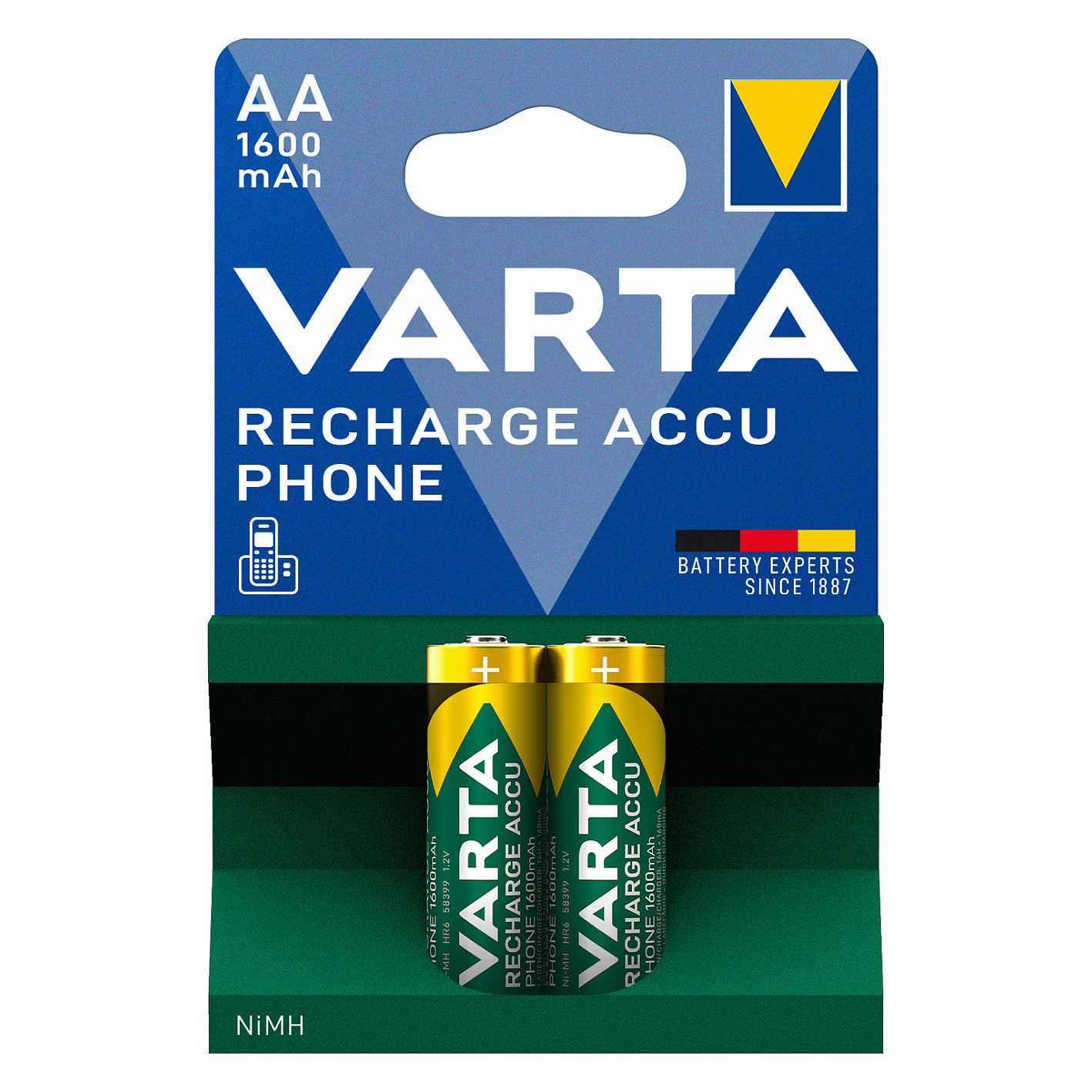 Punjive baterije VARTA Phone Accu 1600 mAh AA 2 kom-2