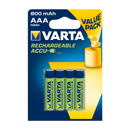 Punjive baterije VARTA Recharge Accu Value AAA 800 mAh 4 kom-0