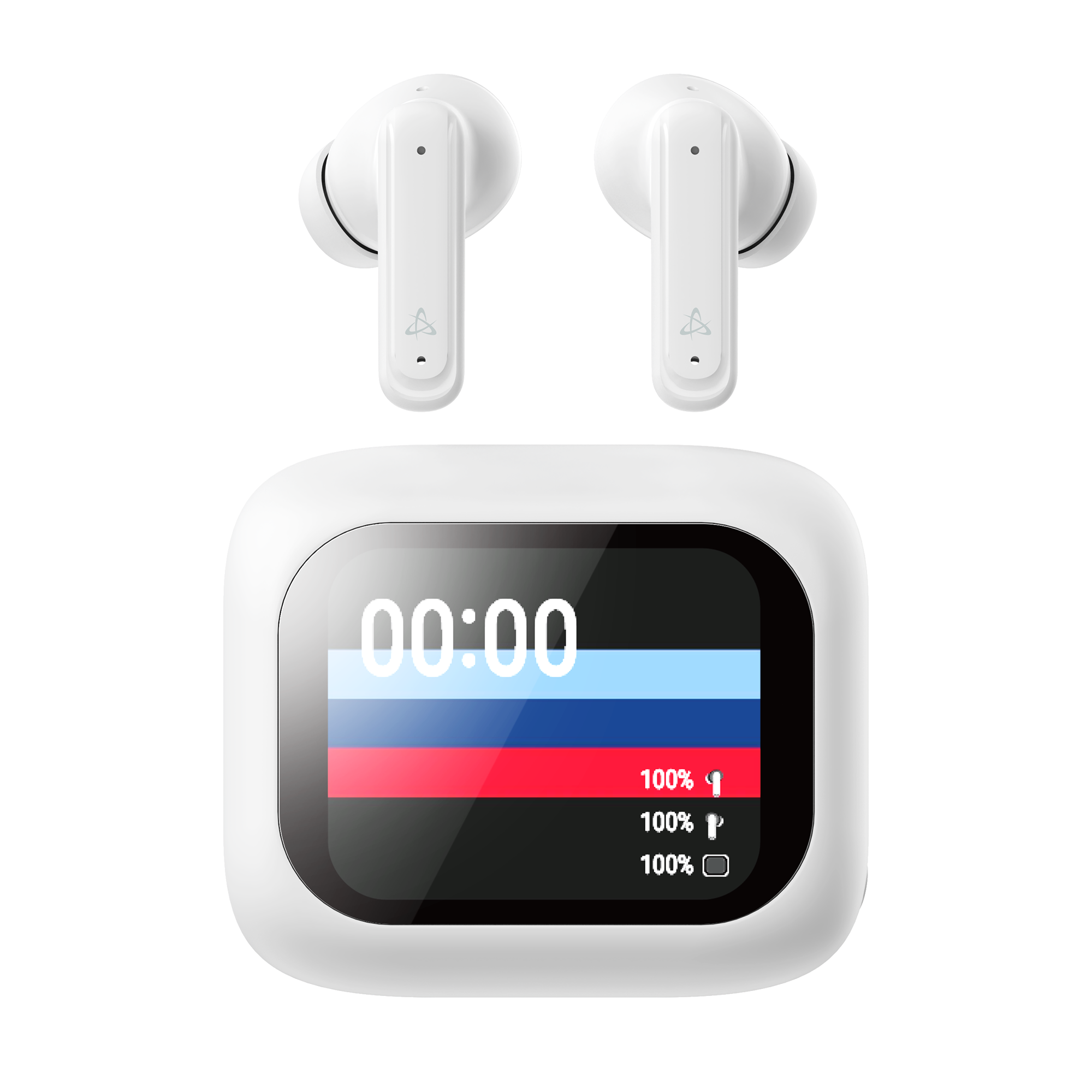 Slušalice SBOX EB-TWS08 (earbuds, ANC, Touch Display) bijele-6