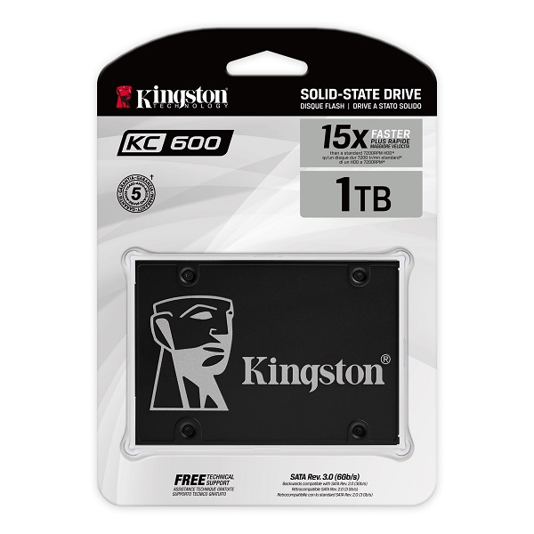 SSD disk KINGSTON KC600, R550/W520,1024GB, 7mm, 2.5"-0