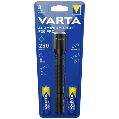 Svjetiljka VARTA Aluminium Light F20 2 AA BLILB-1