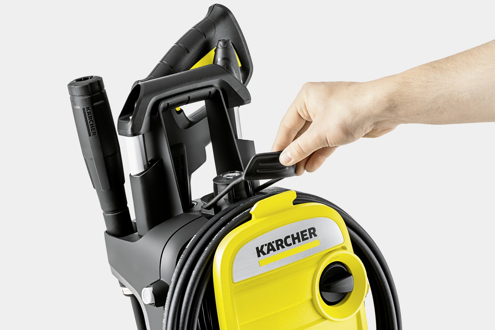Kärcher K 5 COMPACT pressure washer Upright Electric 500 l/h 2100 W crna, Yellow-0