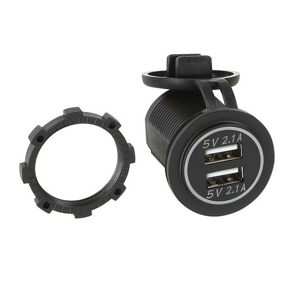 Adapter ACV USB Dual 12V/24V 5V 2.4-0