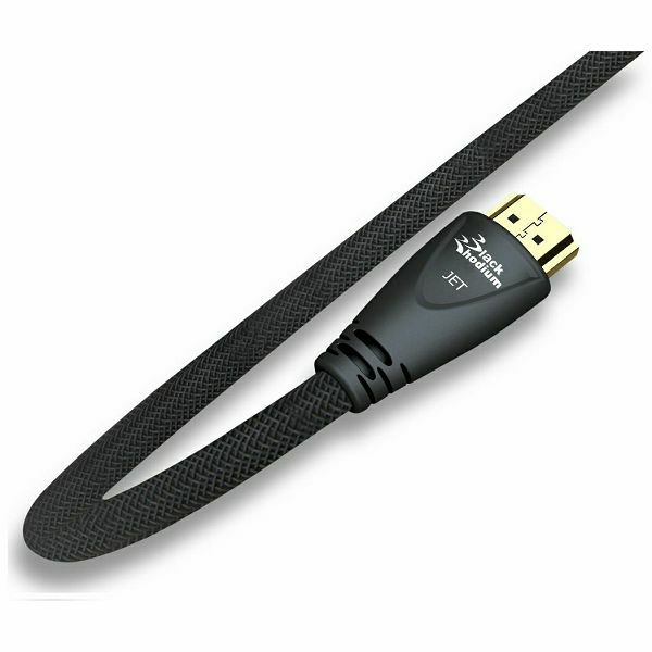Kabel HDMI - HDMI BLACK RHODIUM JET 2.0 1m-0