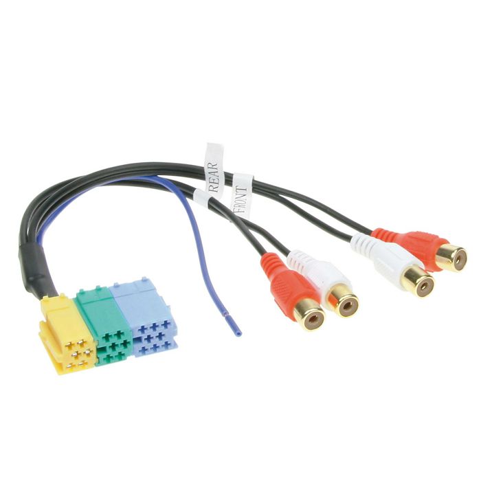 Konektor ACV Mini-ISO RCA preout
