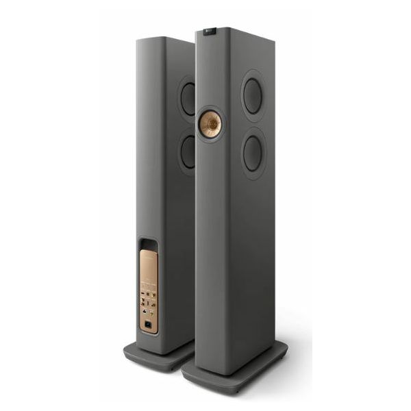 Zvučnici KEF LS60 Wireless sivi (par)-1