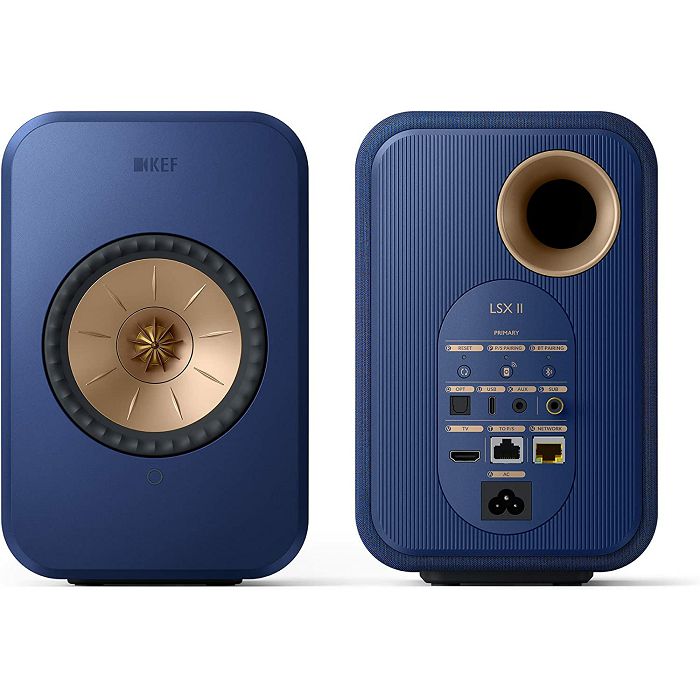 Zvučnici KEF LSX II plavi (Wi-Fi, Bluetooth, par)-5