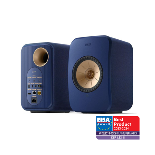 Zvučnici KEF LSX II plavi (Wi-Fi, Bluetooth, par)-0