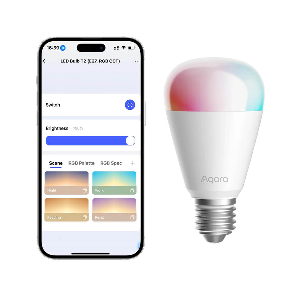 AQARARA Smart LED T2, E27 RGB CCT-2