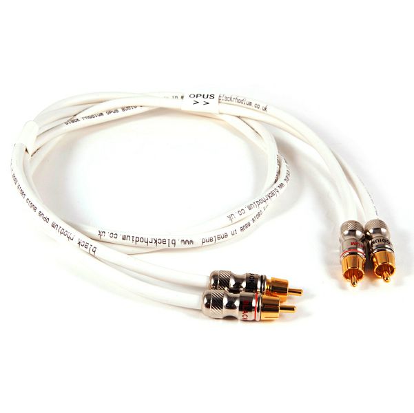 Kabel BLACK RHODIUM interkonekt OPUS 2x1m