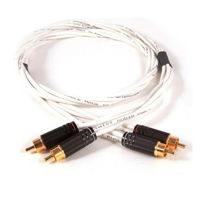 Kabel BLACK RHODIUM TWIST stereo intekonekt 1m par (RCA)-0