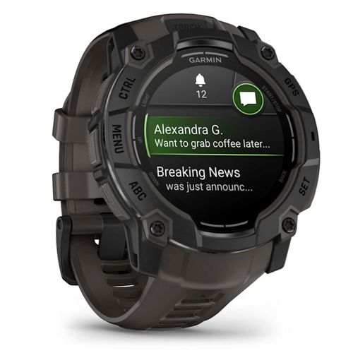 Pametni sat GARMIN Instinct AMOLED 3, 50mm Black Charcoal, 010-03020-00-2