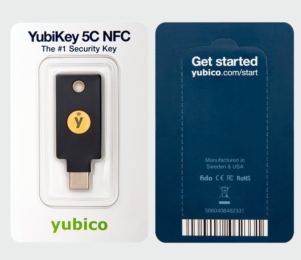 Yubico YubiKey 5C NFC - USB-C sikkerhe-4