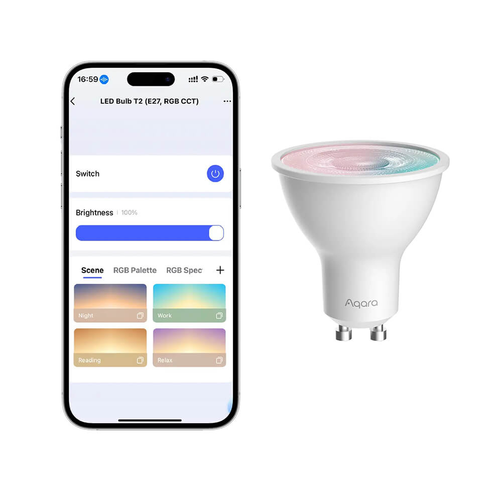 AQARARA Smart LED T2, GU10 RGB CCT-2