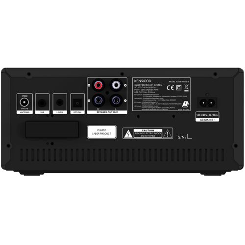 Glazbena mini linija KENWOOD M-9500S-B (CD Player, DAB+, FM, MP3, Bluetooth, Internetski radio, USB) crni-1