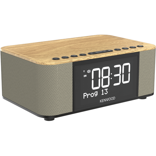 Radio budilica KENWOOD CR-ST40DAB-B (LED zaslon, DAB+, FM, Bluetooth, USB) boja drva-1