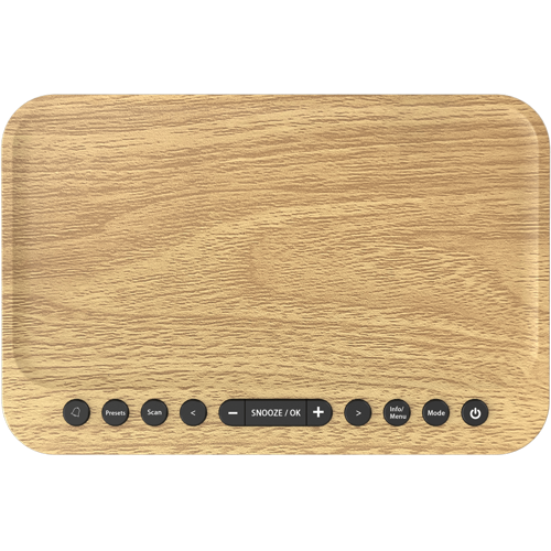 Radio budilica KENWOOD CR-ST40DAB-B (LED zaslon, DAB+, FM, Bluetooth, USB) boja drva-4