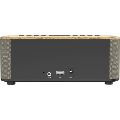 Radio budilica KENWOOD CR-ST40DAB-B (LED zaslon, DAB+, FM, Bluetooth, USB) boja drva-2