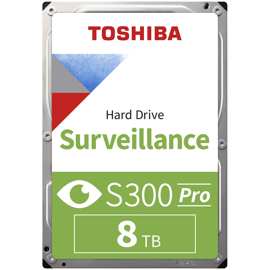 Tvrdi disk TOSHIBA S300 PRO MD10ADA800V (8tb, 3.5", 7200rpm, 512mb, cmr, sata, za video nadzor)
