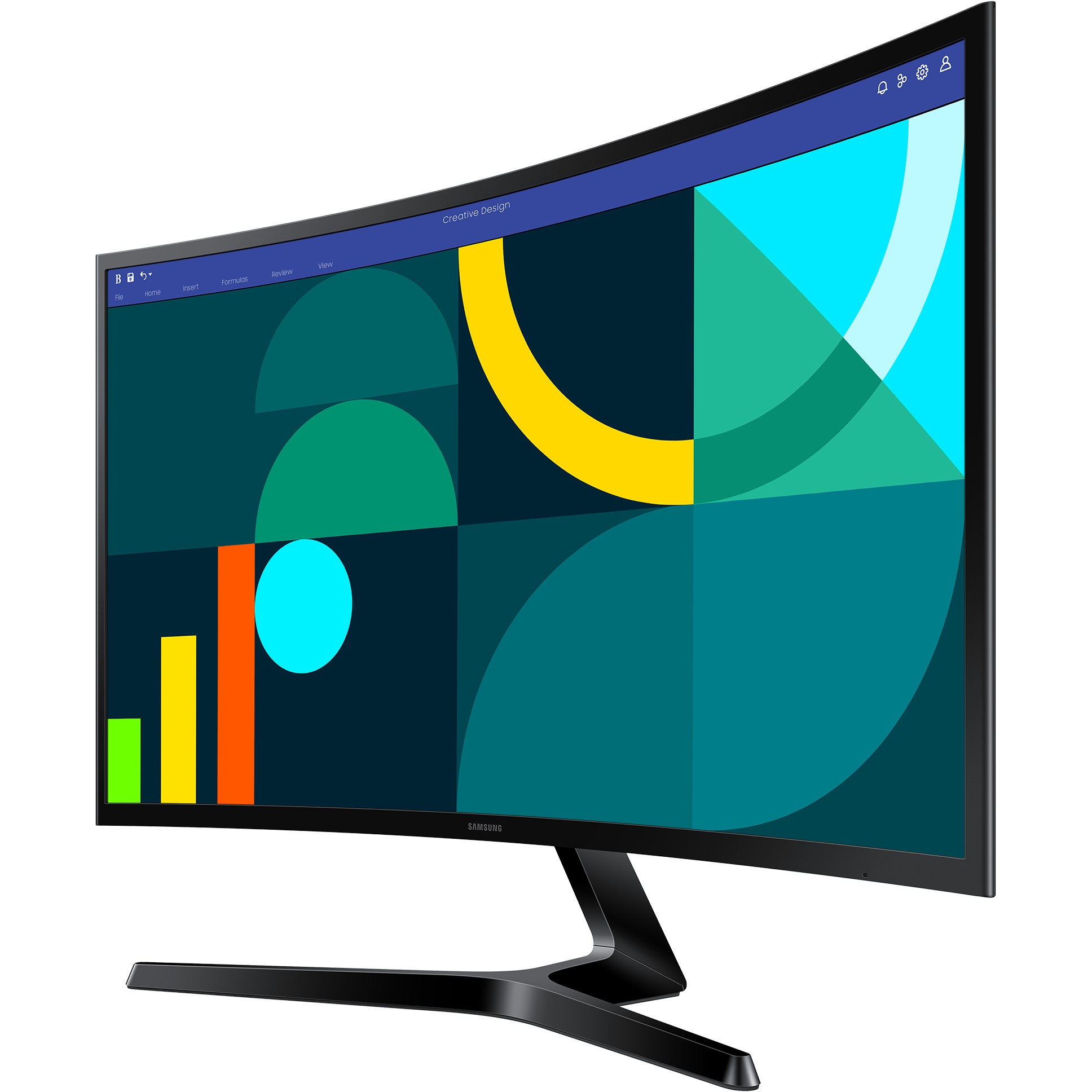 Monitor SAMSUNG LS27D366GAUXEN 27'' 100Hz (VA panel, 1920x1080, Zakrivljeni, Crna)-2