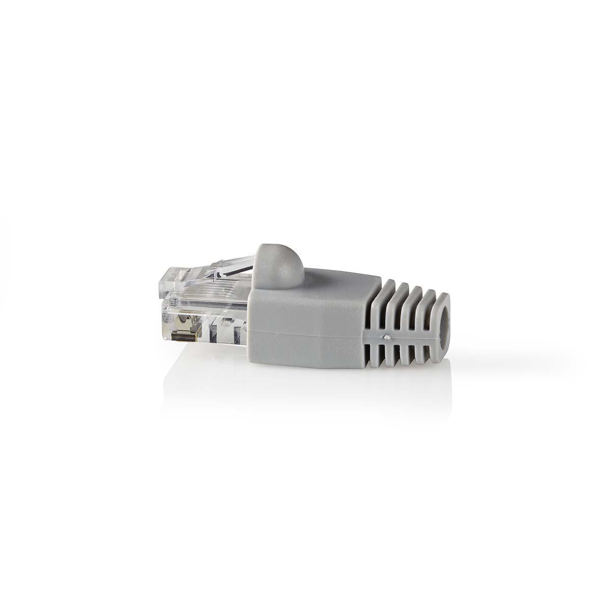 Konektor tel.M. 8-8 polni +navlaka, RJ-45, Cat 5e, 10 komada-10