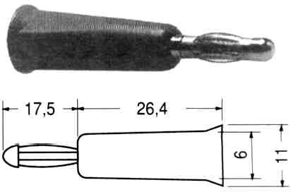 Banana 4mm CRVENA-1