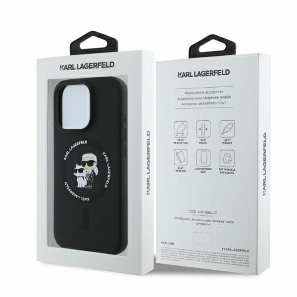 Maska za mobitel KARL LAGERFELD TPU za iPhone 16 Pro KLHMP16LSCMKCRHK-1