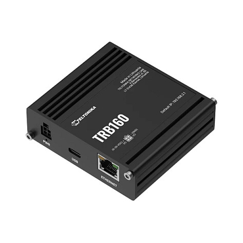 Teltonika TRB160 | LTE IoT Gateway | Cat 6, 1x RJ45 1000Mbps, IP30-0