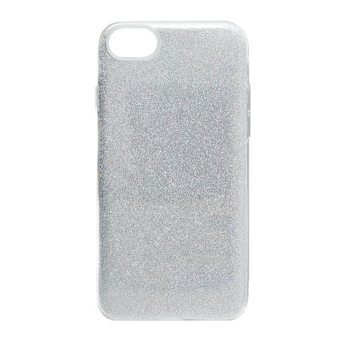 Maska za mobitel APPLE iPhone 7/8/SE GLITTER srebrna-0
