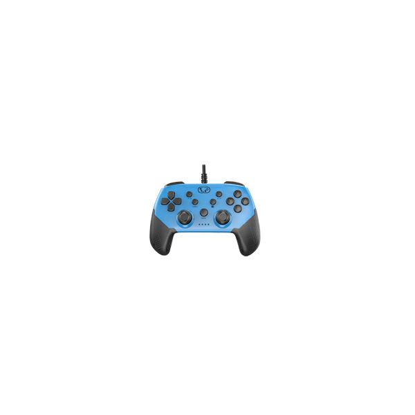 Gamepad MAXLINE E-WG2043 za PC/PS3, žičani, plavi-1
