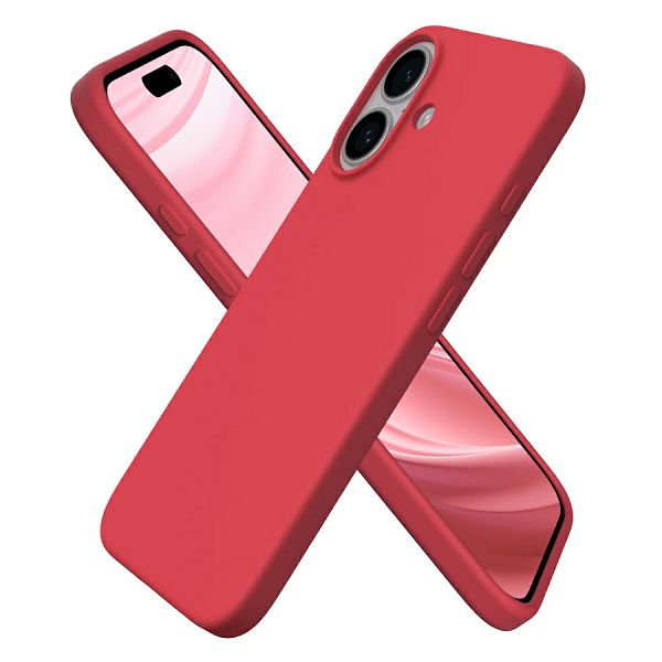 MM TPU IPHONE 16 - SILICONE MIKRO RED-0