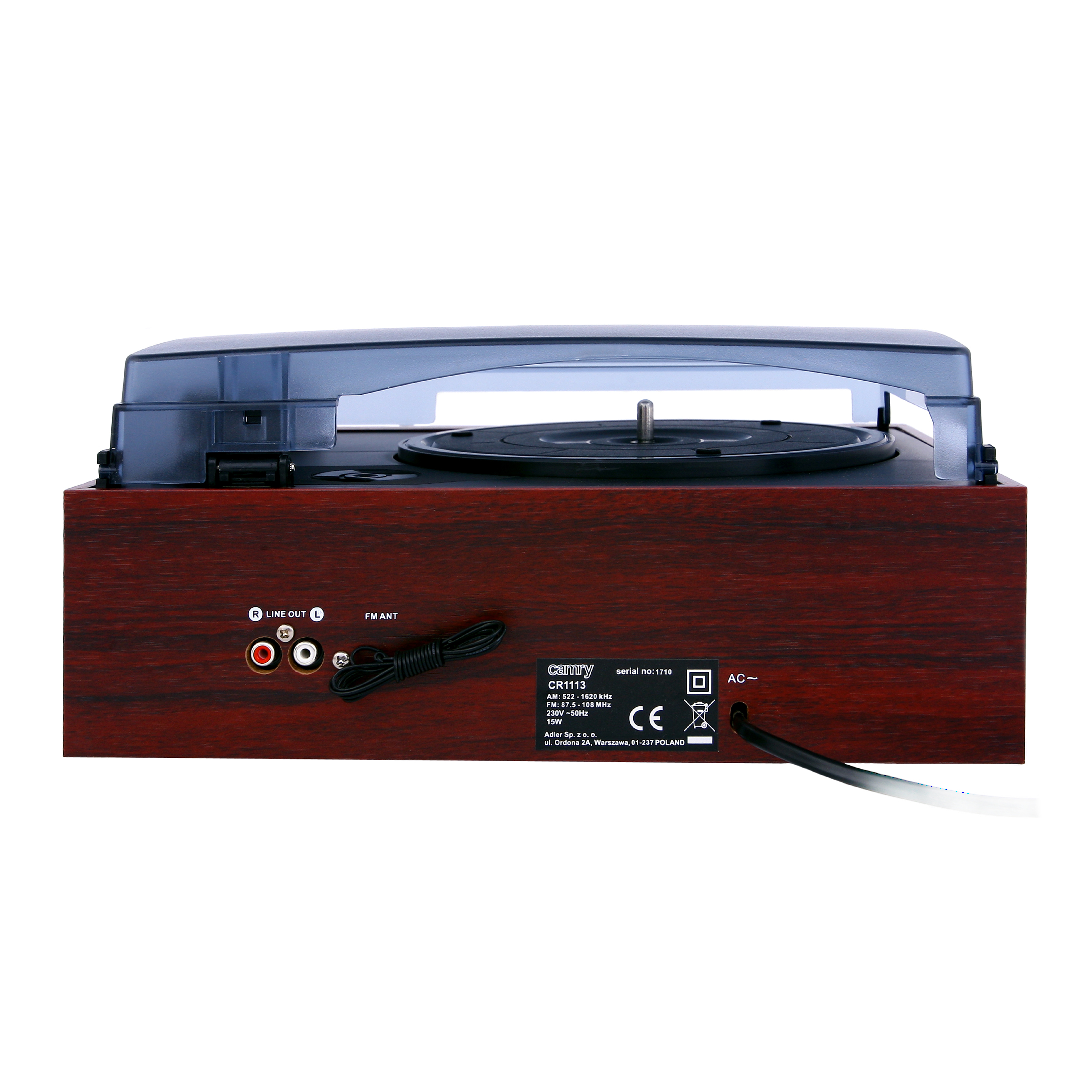 Gramofon CAMRY CR 1113 Vintage (AUX / FM)-2