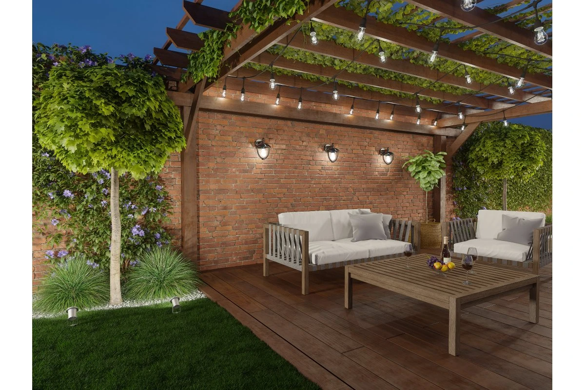 Rasvjetni lanac GTV GIRLANDA (10x E27, IP44, 7.5m)-7