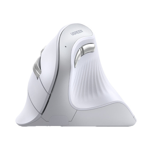 Ugreen wireless ergonomic vertical mouse with Bluetooth and Wi-Fi connection - white-9