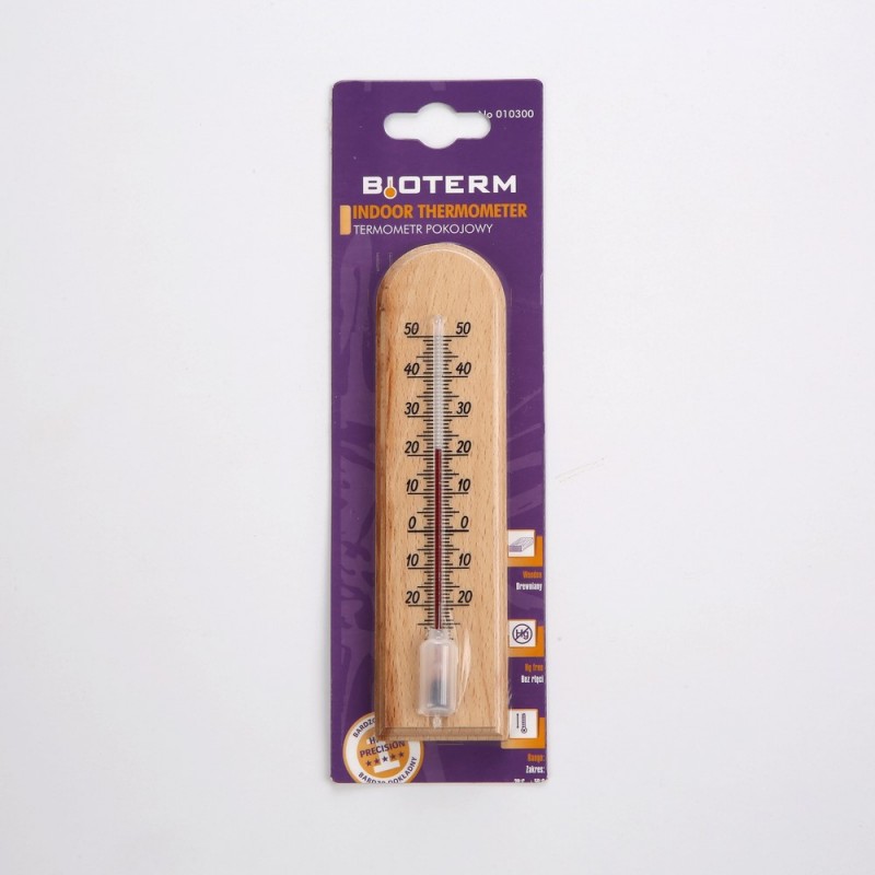 Termometar BROWIN 40600711 (sobni, drveni, 15 x 4 cm)-0
