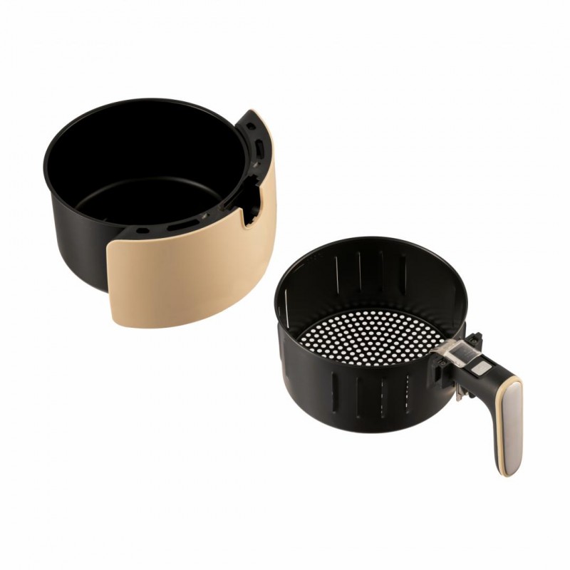 Friteza na vrući zrak FRAM FAF-1500CR (kapacitet 4,3L, snaga 1500W, podesivi termostat, tajmer, zaštita od pregrijavanja)-0
