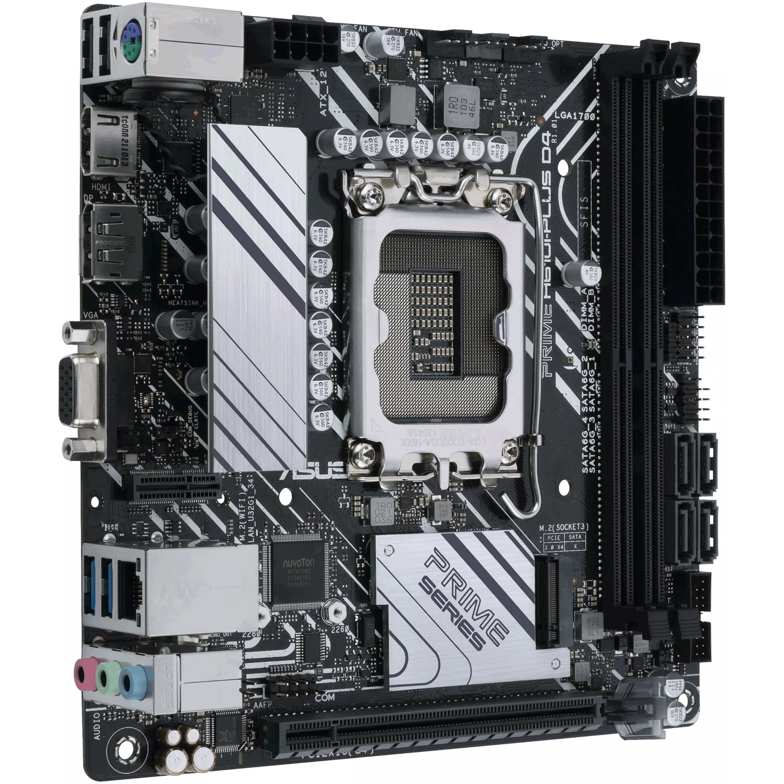 Matična ploča ASUS PRIME H610I-PLUS D4-CSM (mini ITX, LGA1700 Socket, H610)-8
