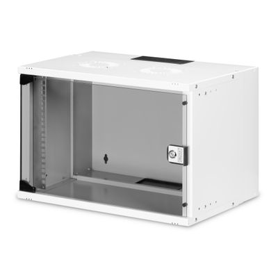 Zidni ormar 19" 7U DIGITUS DN-49202 (SOHO Pro, 540 x 400 mm, staklena vrata, siva boja)-2