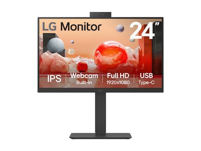 Monitor LG 24BA850-B (23.8", Full HD, IPS, 75Hz, USB-C, Web kamera)-9
