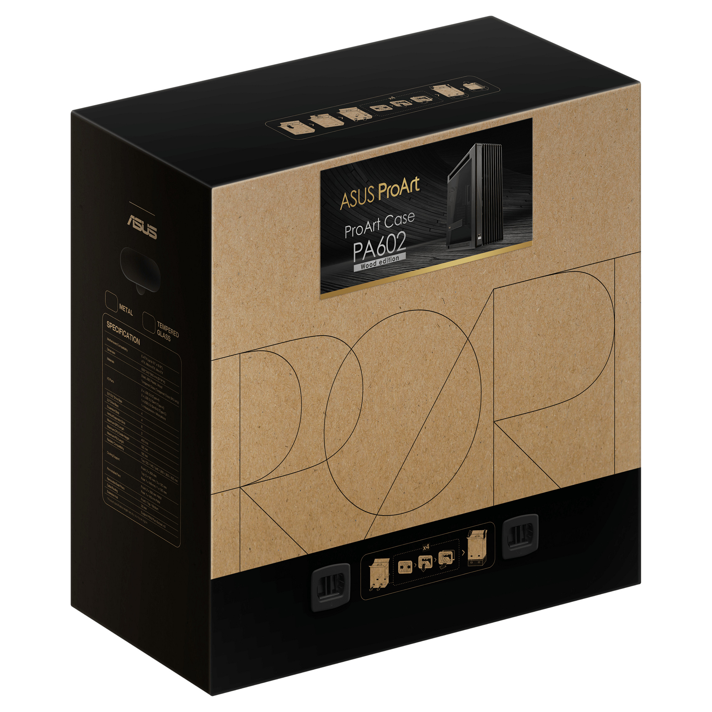 Kućište ASUS PROART PA602 WOOD TG PWM BLACK-15