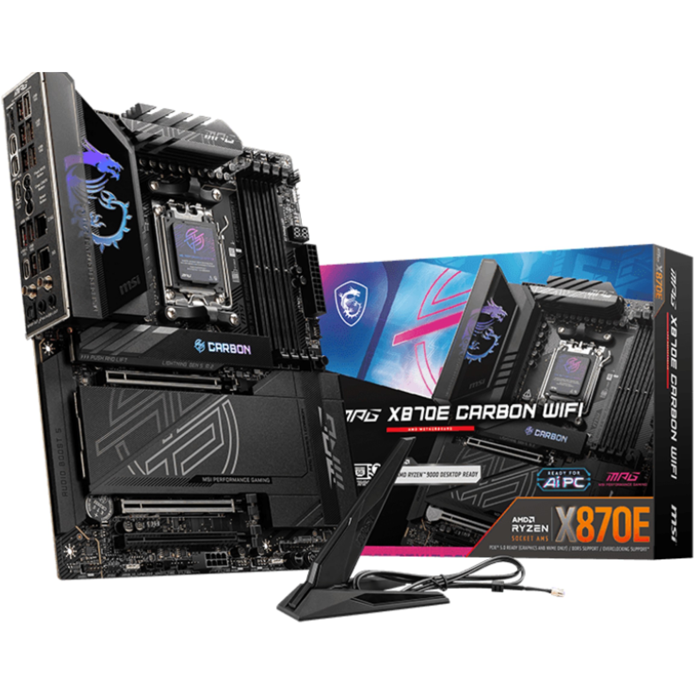 Motherboard MSI MPG X870E CARBON WIFI - ATX - Socket AM5 - AMD X870E-1