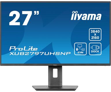 Monitor IIYAMA PL XUB2797UHSNP-B1 (27'', UHD, IPS, 100Hz, Flicker-Free tehnologija, Blue Light Reducer funkcija)-22
