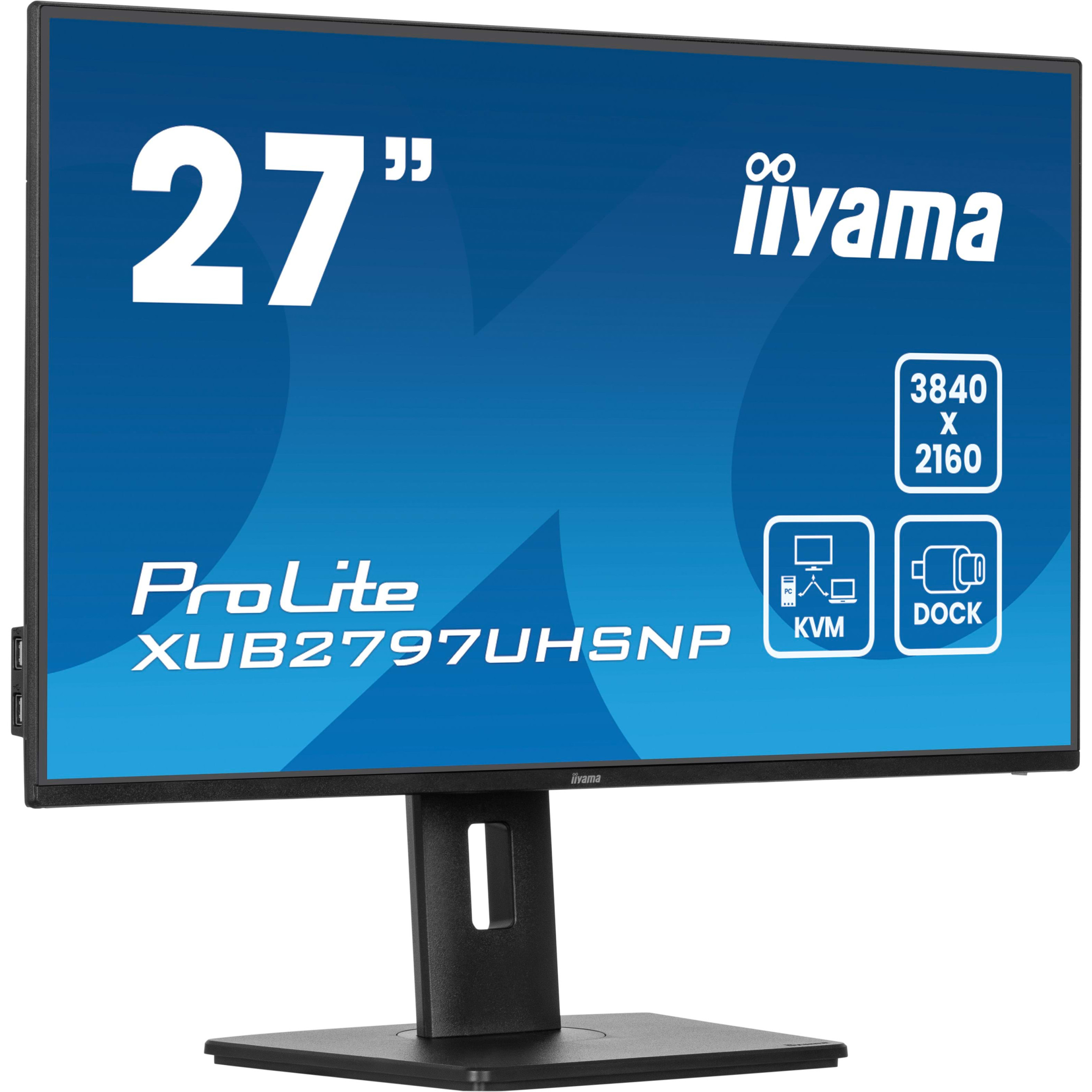 Monitor IIYAMA PL XUB2797UHSNP-B1 (27'', UHD, IPS, 100Hz, Flicker-Free tehnologija, Blue Light Reducer funkcija)-9