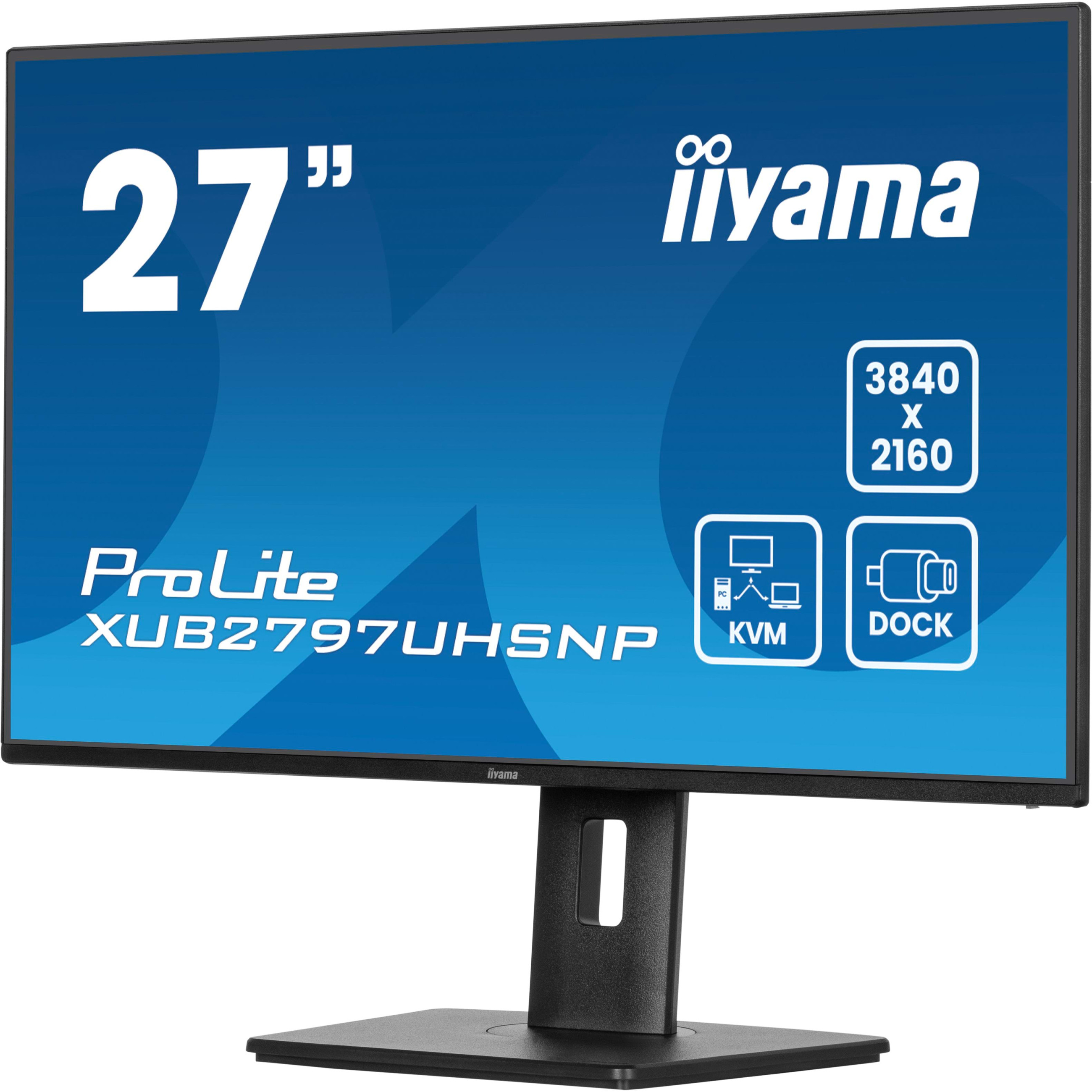 Monitor IIYAMA PL XUB2797UHSNP-B1 (27'', UHD, IPS, 100Hz, Flicker-Free tehnologija, Blue Light Reducer funkcija)-11